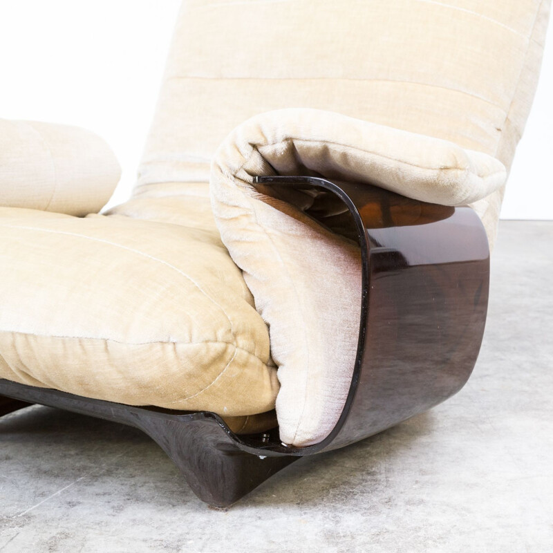 Fauteuil vintage Marsala par Michel Ducaroy pour Ligne Roset années 1970