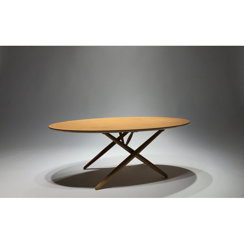 Vintage coffee table Ovalette by Ilmari Tapiovaara for Artek