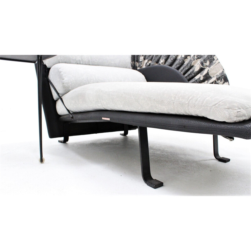 Vintage chaise lounge Le Mirande by Paolo Nava for Flexform 1985