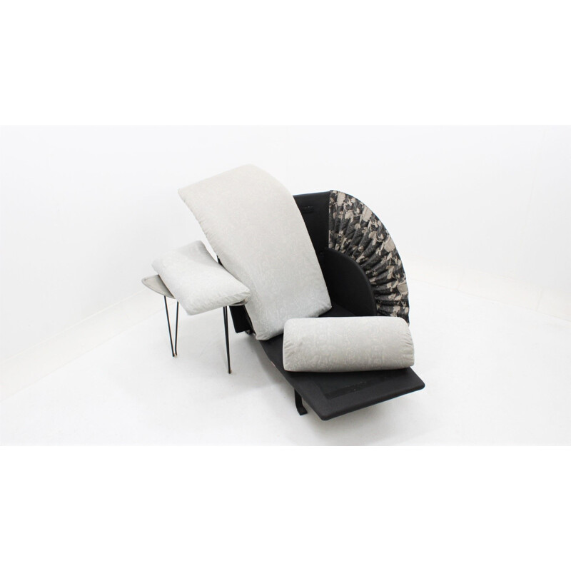 Vintage chaise lounge Le Mirande by Paolo Nava for Flexform 1985