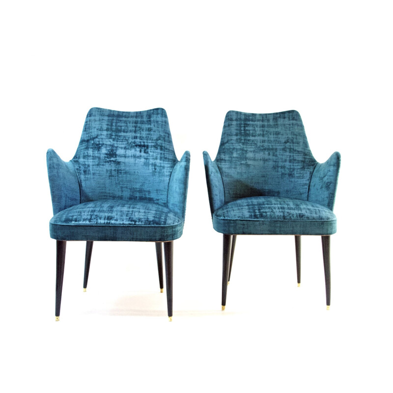 Suite de 2 fauteuil vintage par Osvaldo Borsani