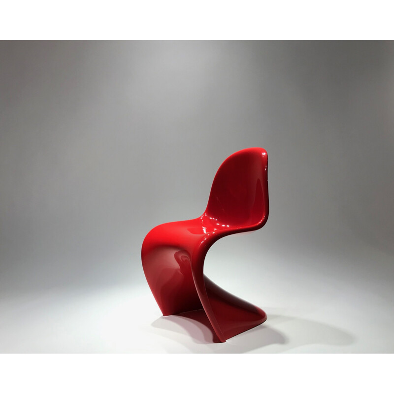 Fauteuil vintage Panton rouge - edition Vitra 2010