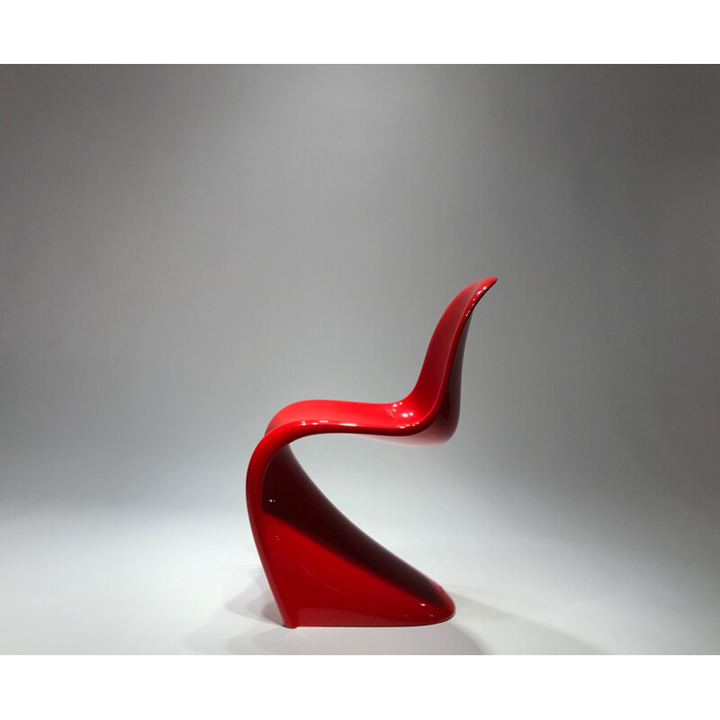Vintage red Panton armchair by Vitra - 2010 serie