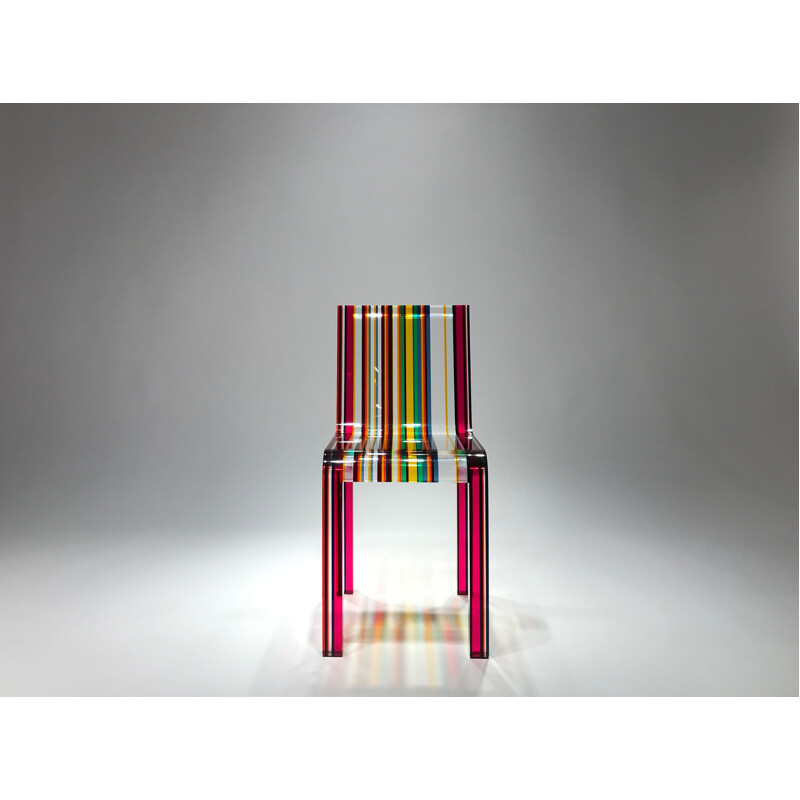 Rara sedia "RAIMBOW" edizione Cappellini, Patrick Norguet