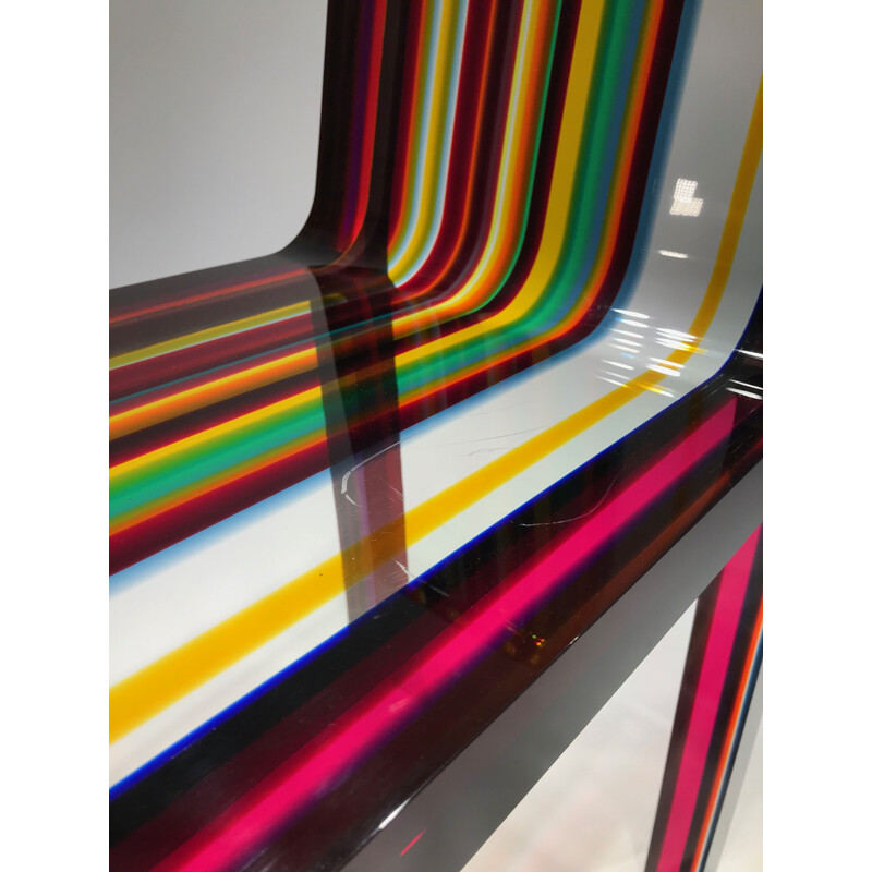 Seltener Stuhl "RAIMBOW" Edition Cappellini, Patrick Norguet