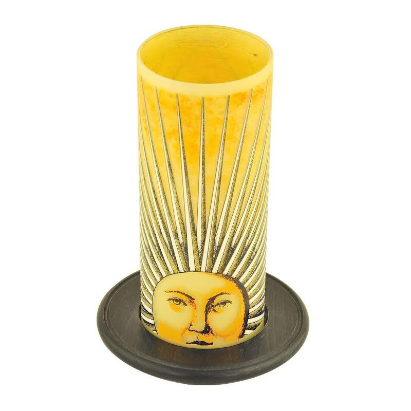 Candle holder in wood, Piero FORNASETTI - 1950s