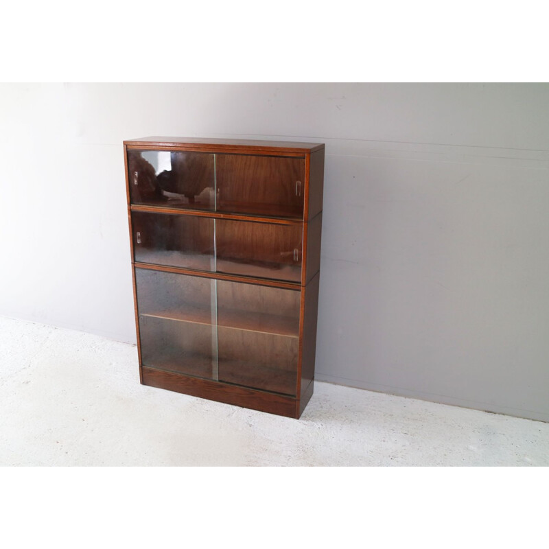 Vintage english oak book case