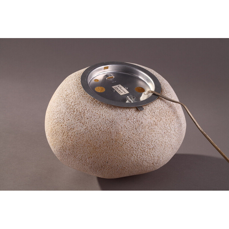 Vintage rock lamp by André Cazenave