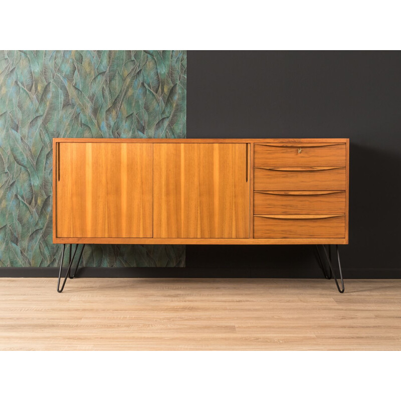 Vintage walnut sideboard 1950s