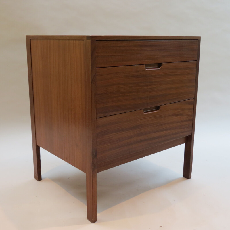 Vintage afrormosia chest of drawers by Richard Hornby for Fyne Ladye 1960s