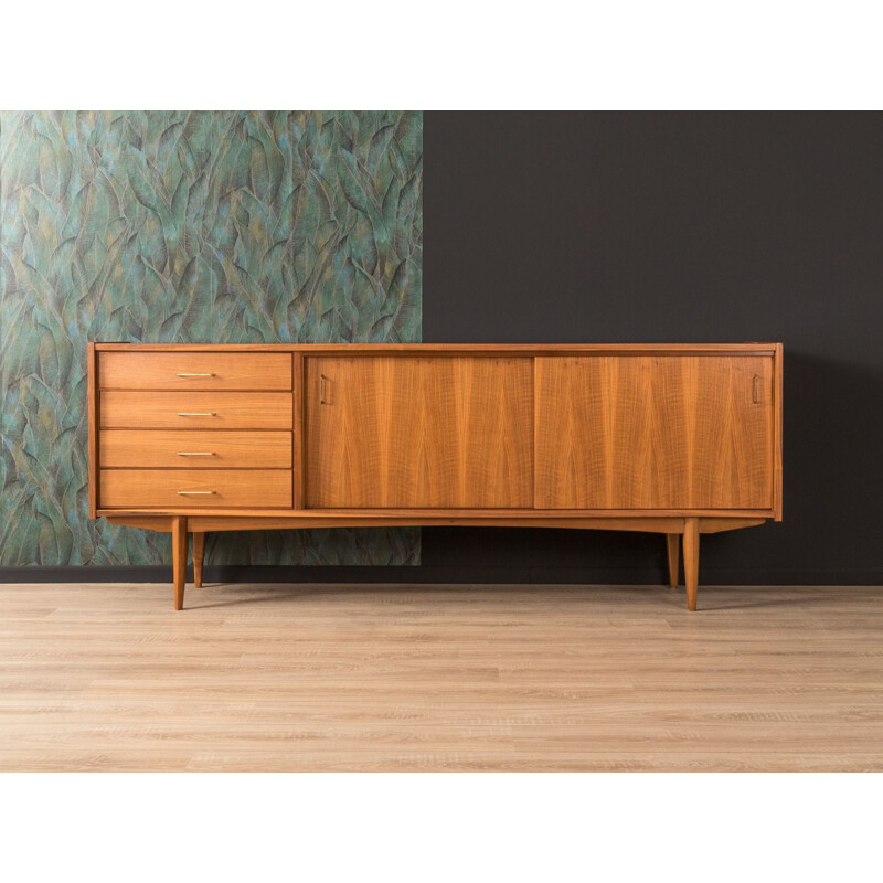 Vintage walnut sideboard 1950s