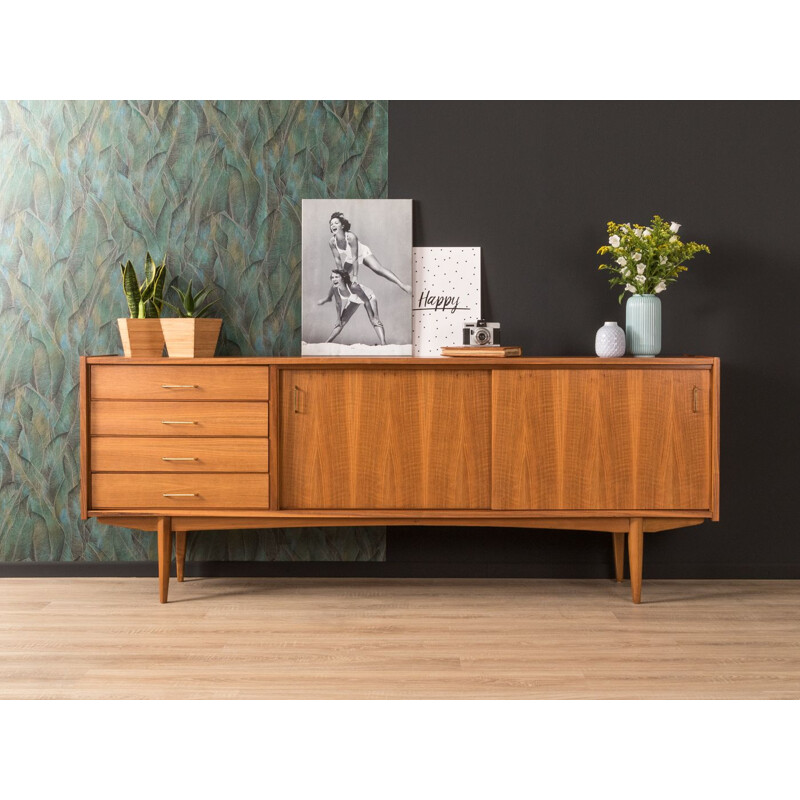 Vintage walnut sideboard 1950s