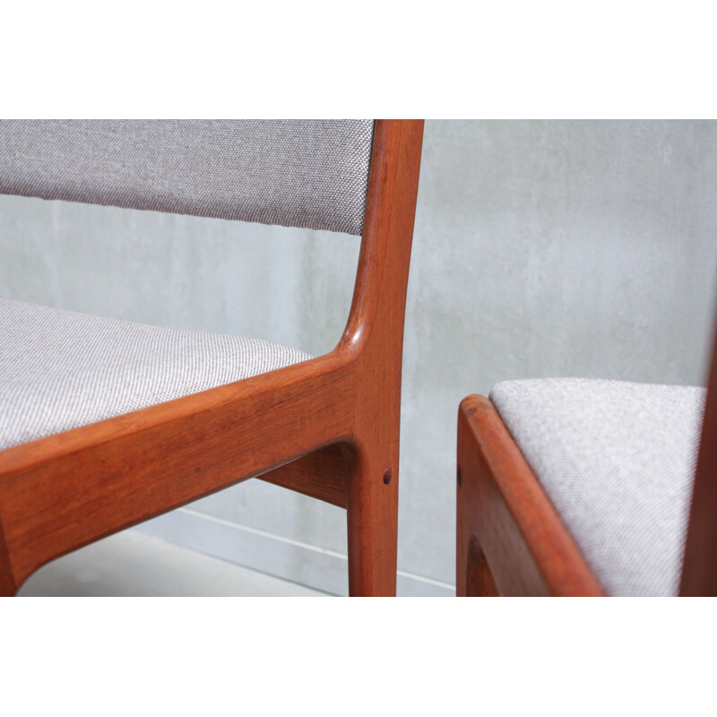 Set of 6 dining chairs by Johannes Andersen for Uldum Møbelfabrik 1960s