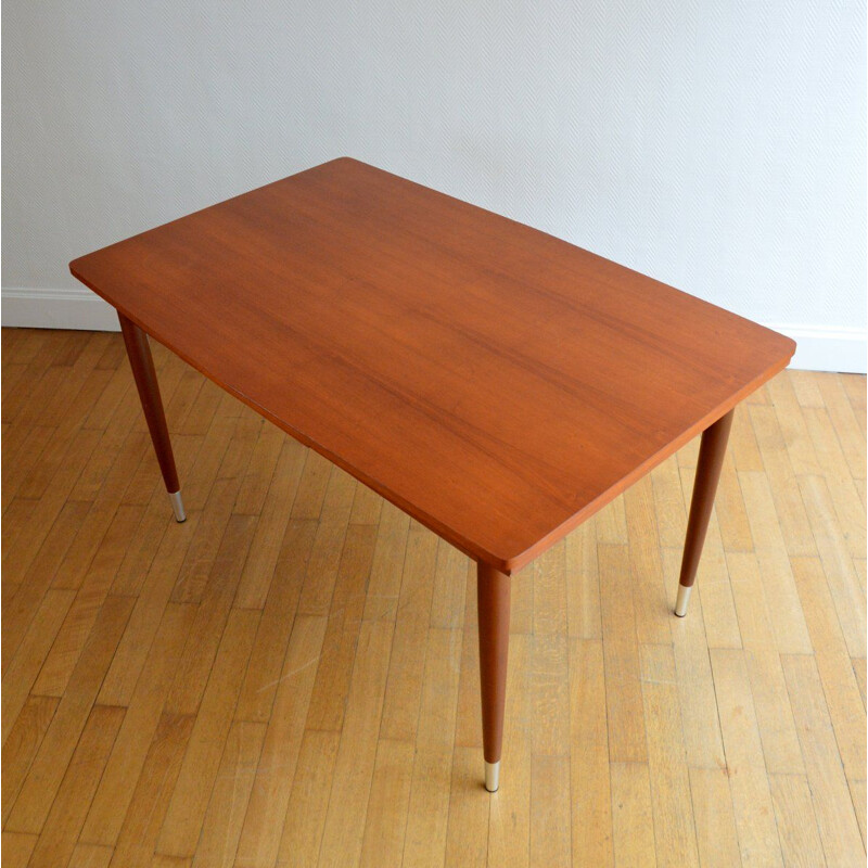 Vintage scandinavian teak table 1960