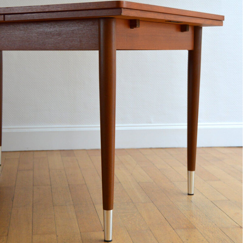 Vintage scandinavian teak table 1960