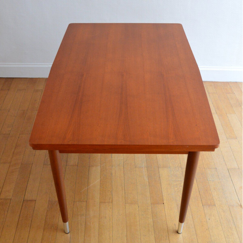 Vintage scandinavian teak table 1960