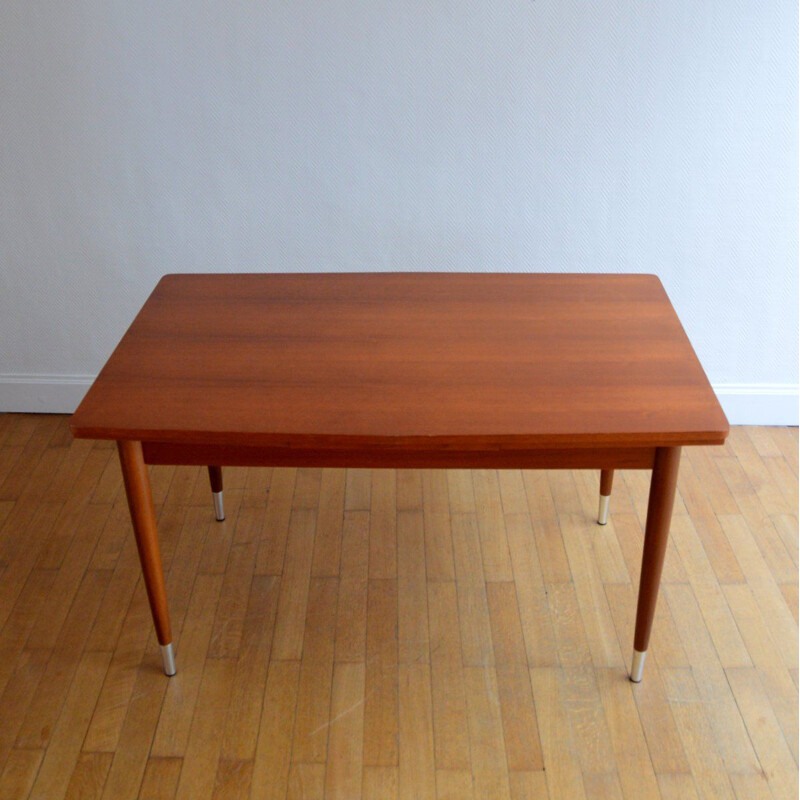 Vintage scandinavian teak table 1960