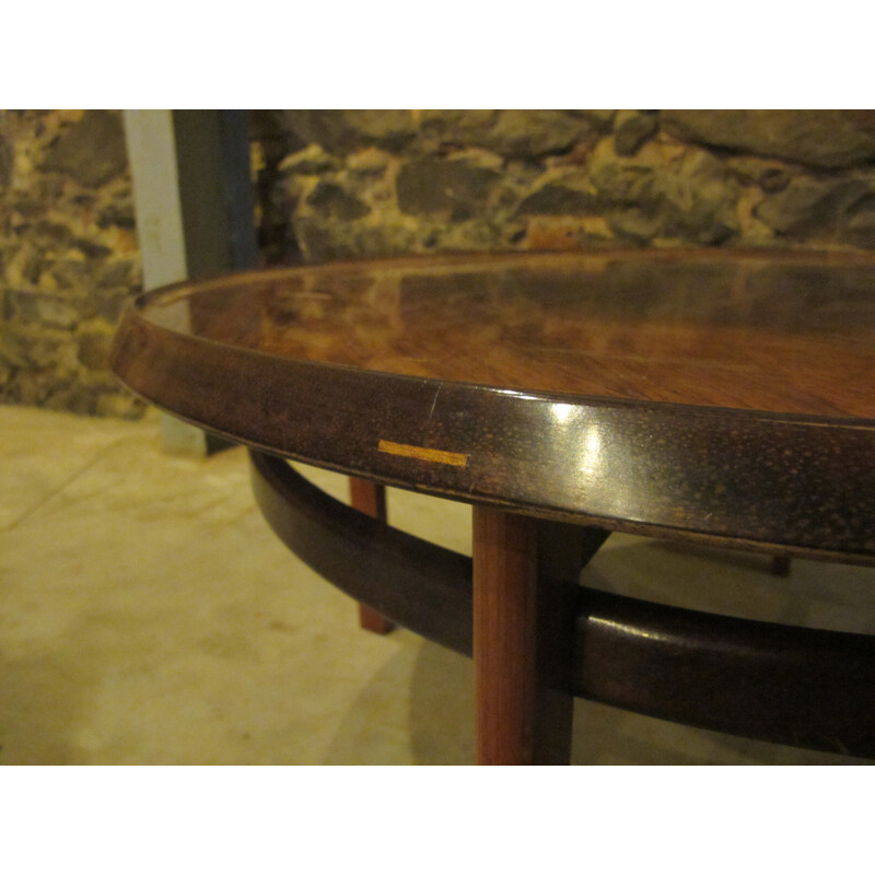 Haug Snekkeri coffee table in rosewood, Torbjørn AFDAL - 1960s