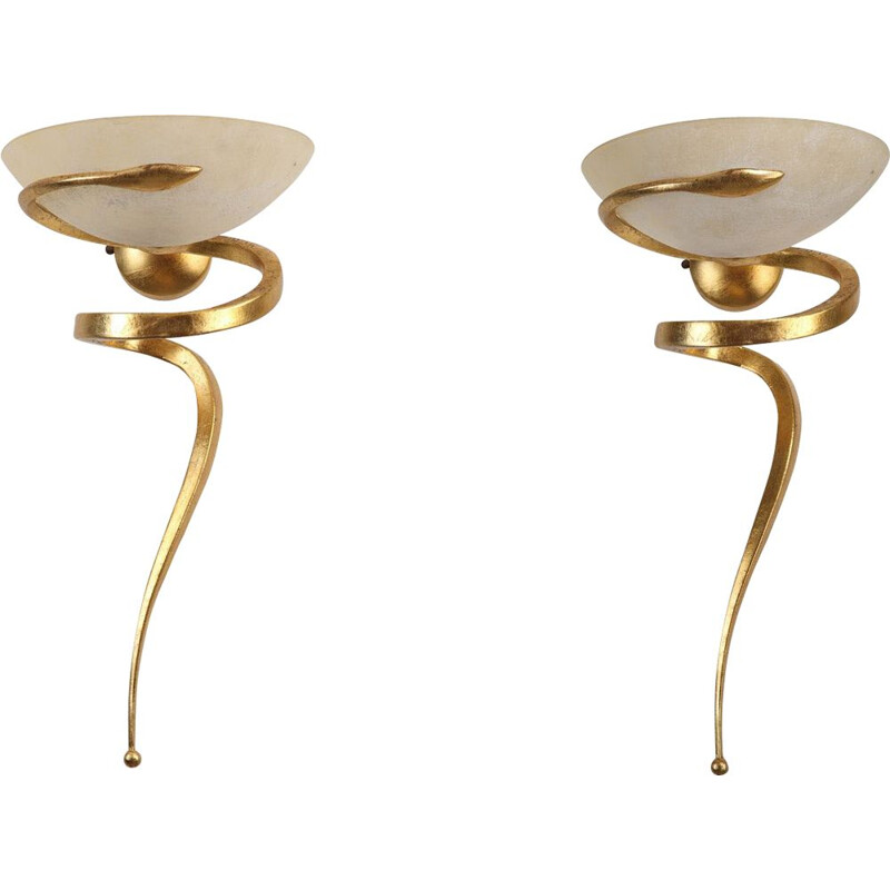 Pair of Teo wall lamps by Enzo Ciampalini