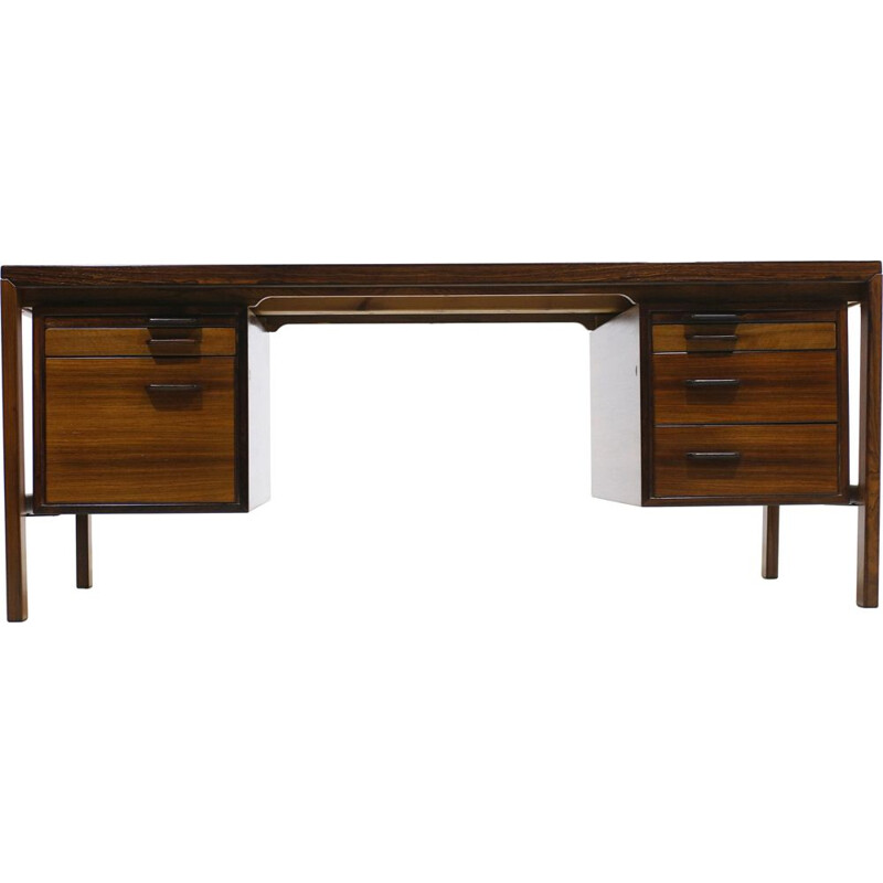 Vintage Nordic rosewood desk