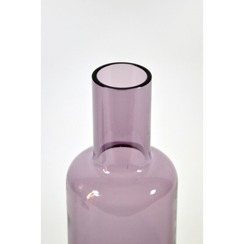 Vintage bottle for Vistosi in Murano glass 1960