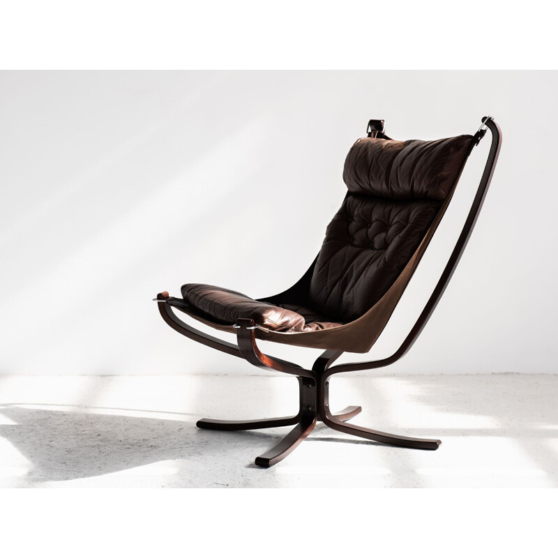 Vintage "Falcon" chair by Sigurd Resell for Vatne Møbler,1970