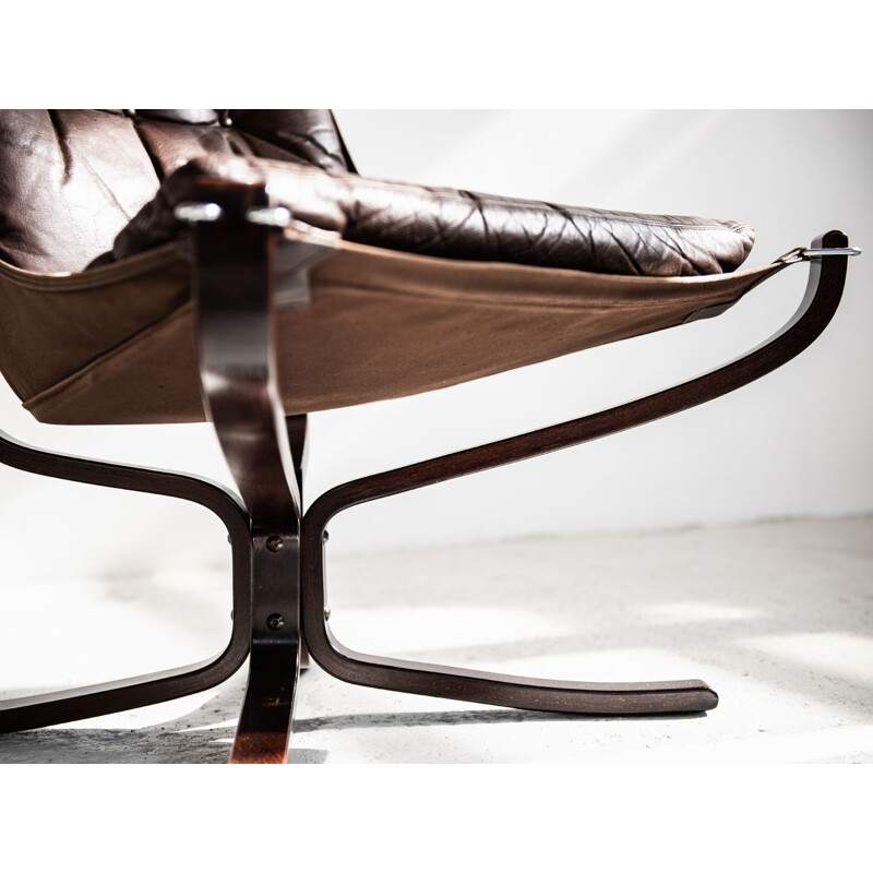 Vintage "Falcon" chair by Sigurd Resell for Vatne Møbler,1970