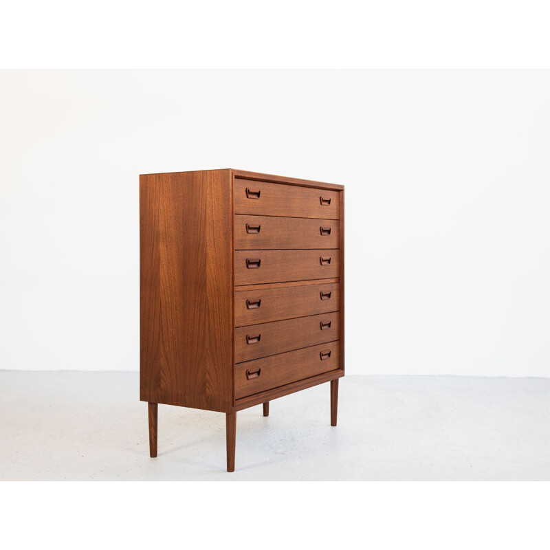 Vintage Danish chest of drawers in teak by Munch Møbler Slagelse,1960