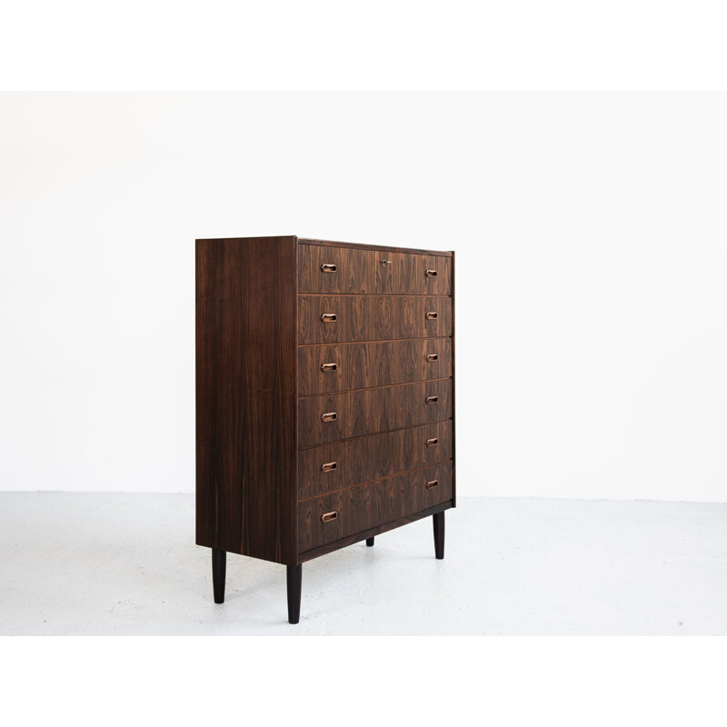 Vintage large chest of drawers in rosewood by VV Møbler,1960