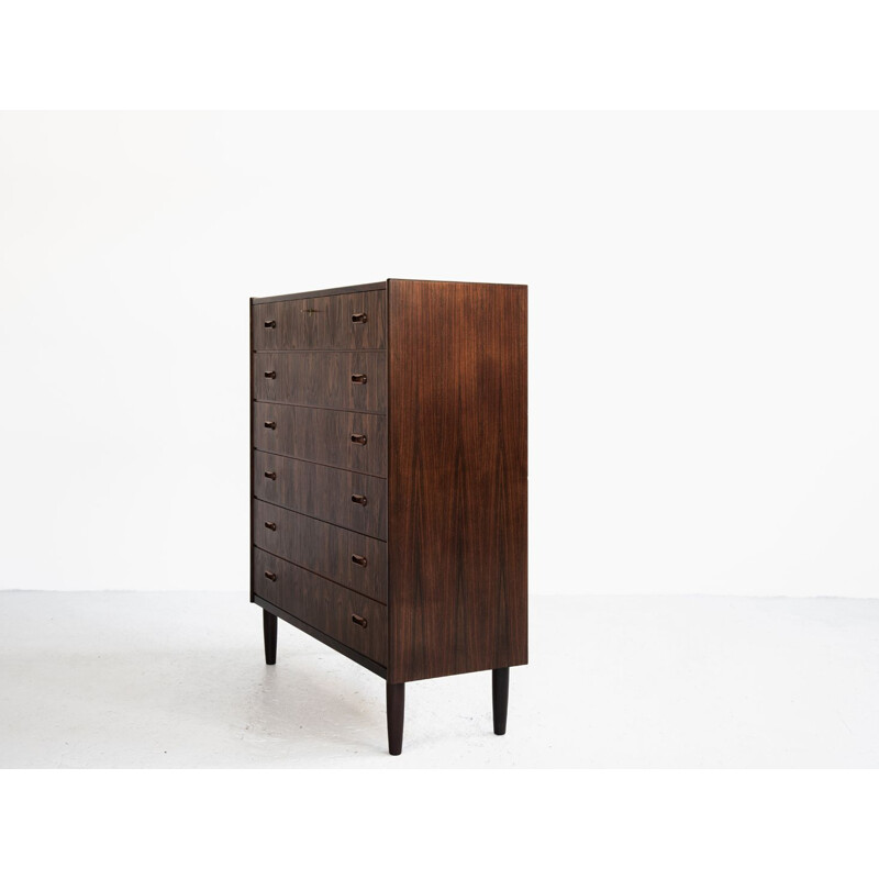 Vintage large chest of drawers in rosewood by VV Møbler,1960