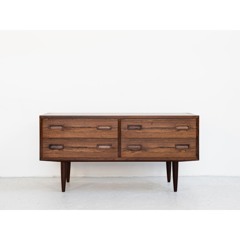  Vintage sideboard in rosewood by Hundevad,1960