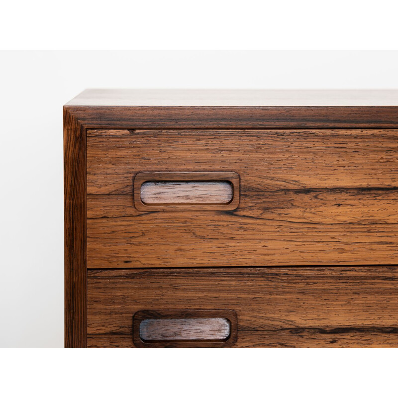  Vintage sideboard in rosewood by Hundevad,1960