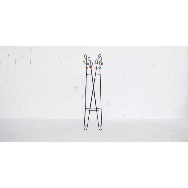 Vintage coat rack by Roger Feraud from the 50s