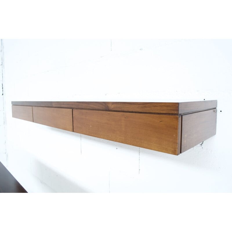 Set of vintage wall consoles by Angelo Mangiarotti