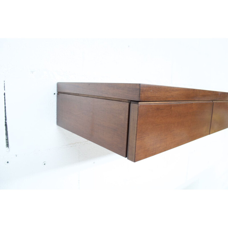 Set of vintage wall consoles by Angelo Mangiarotti