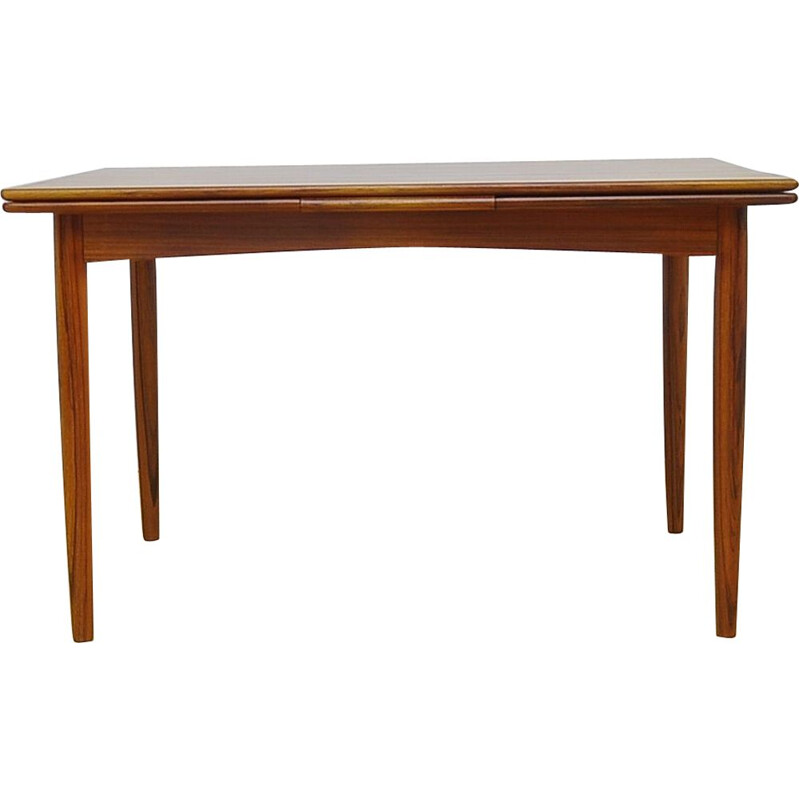 Table vintage extensible danoise en teck 1960