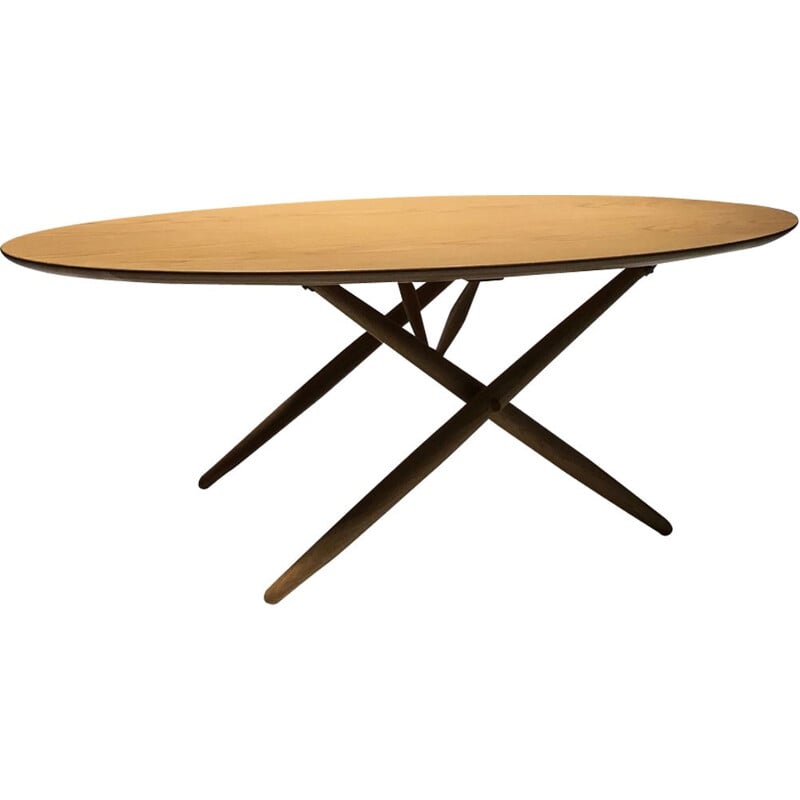 Vintage coffee table Ovalette by Ilmari Tapiovaara for Artek