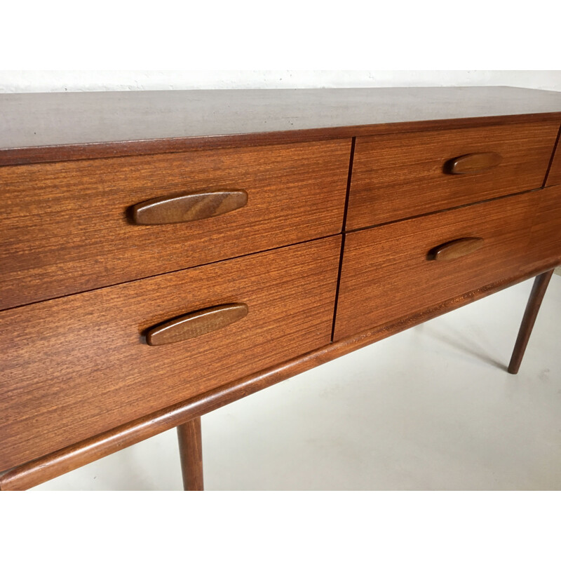 Vintage Scandinavian teak small sideboard