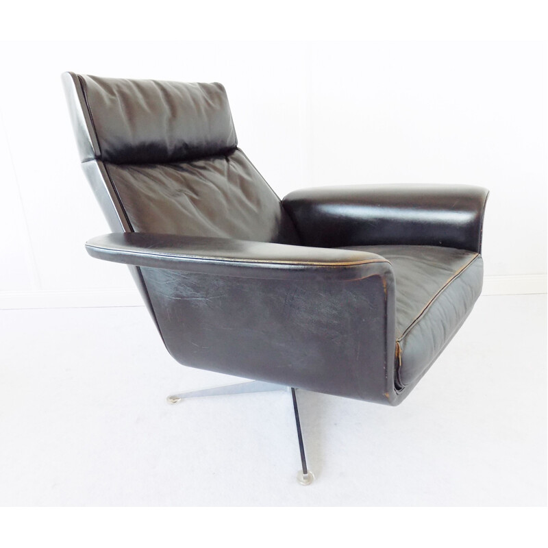 Vintage Kaufeld Siesta 62 lounge chair with ottoman by Jacques Brule