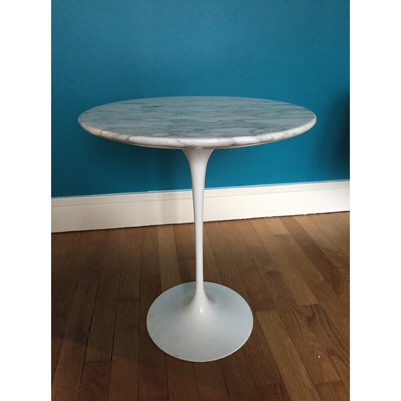 Knoll side table in marble and metal, Eero SAARINEN - 1960s