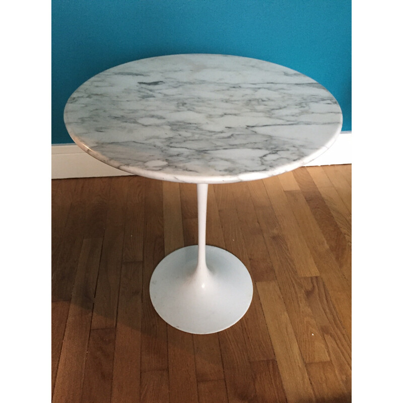 Knoll side table in marble and metal, Eero SAARINEN - 1960s