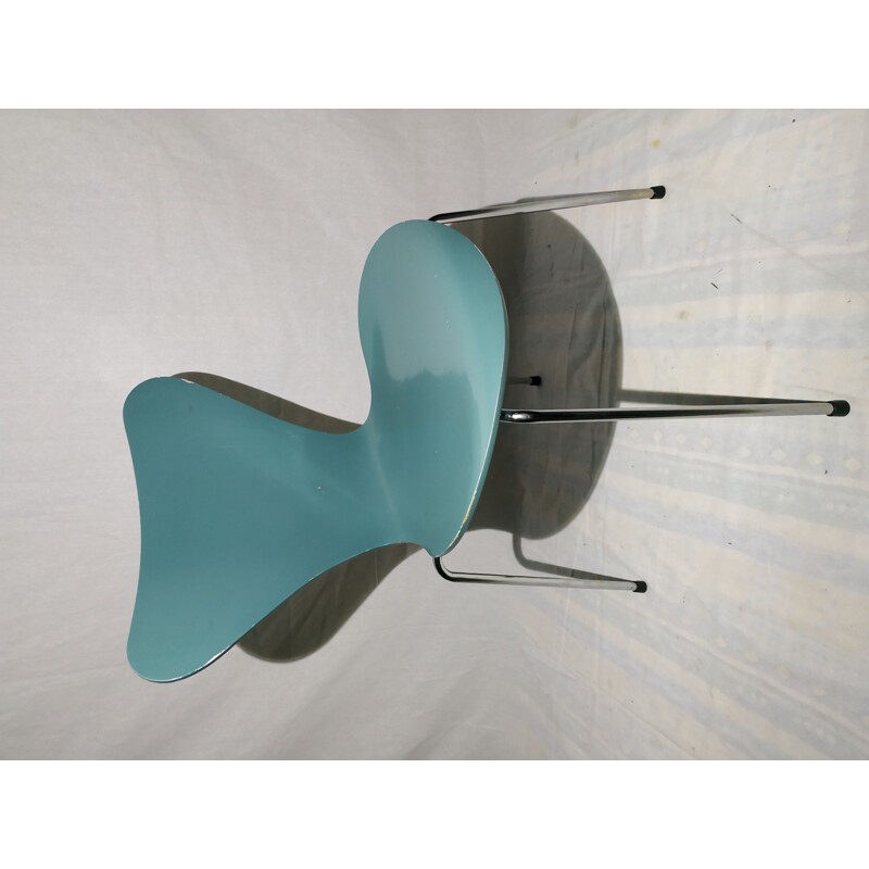 Chaise vintage série 7 par Arne Jacobsen édition Fritz Hansen