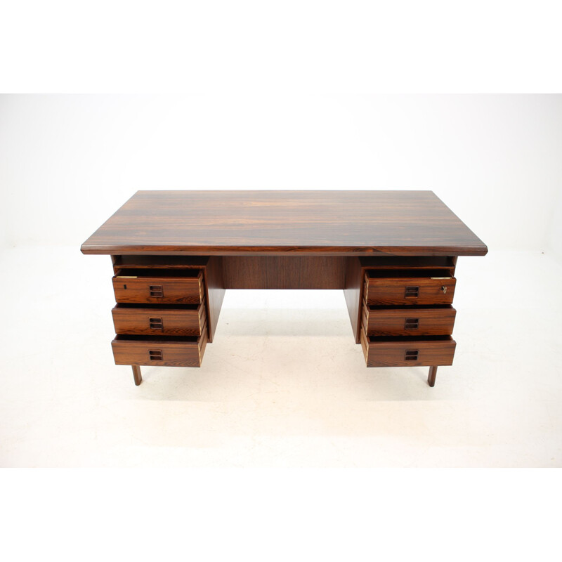 Vintage rosewood desk by Arne Vodder 1960s 