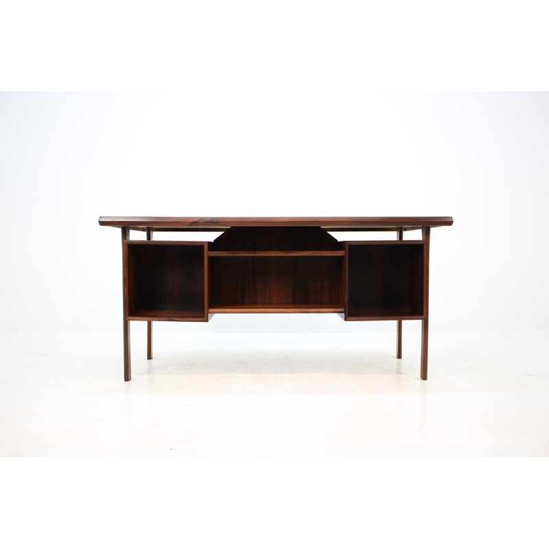 Vintage rosewood desk by Arne Vodder 1960s 