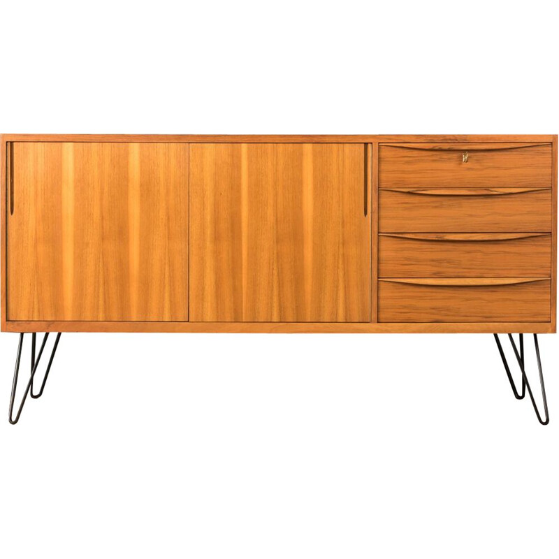 Vintage walnut sideboard 1950s