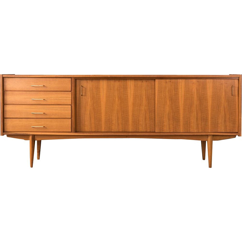 Vintage walnut sideboard 1950s