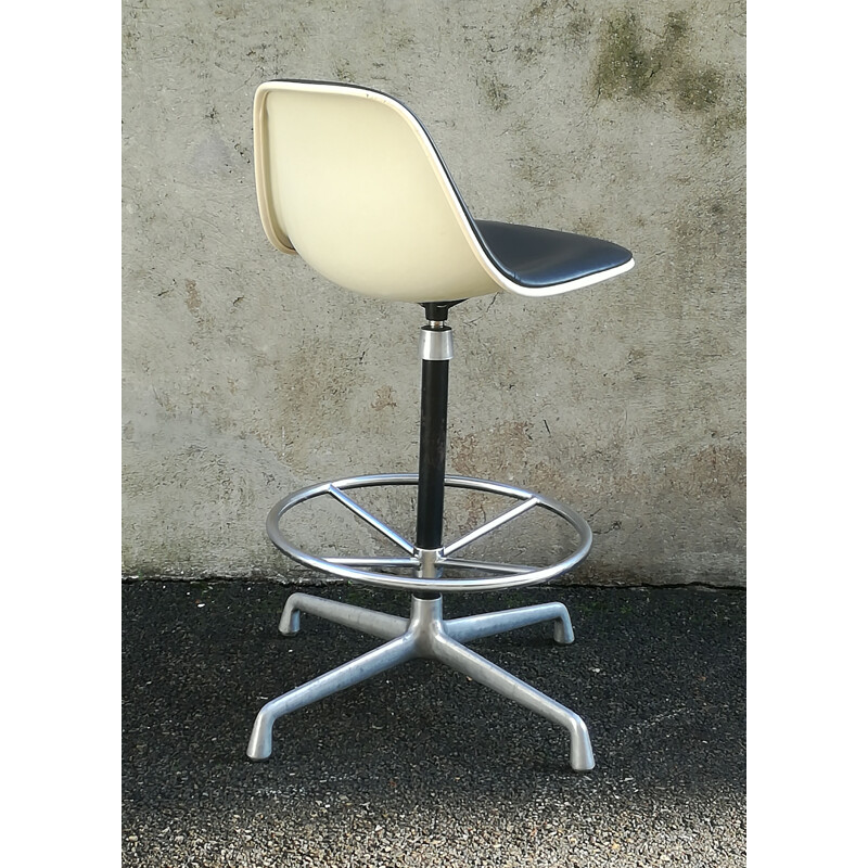 Vintage swivel Stool by Charles & Ray Eames for Herman Miller, 1960s