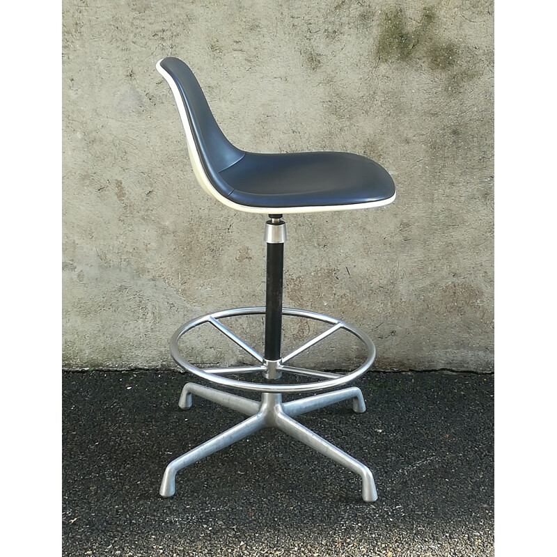 Vintage swivel Stool by Charles & Ray Eames for Herman Miller, 1960s