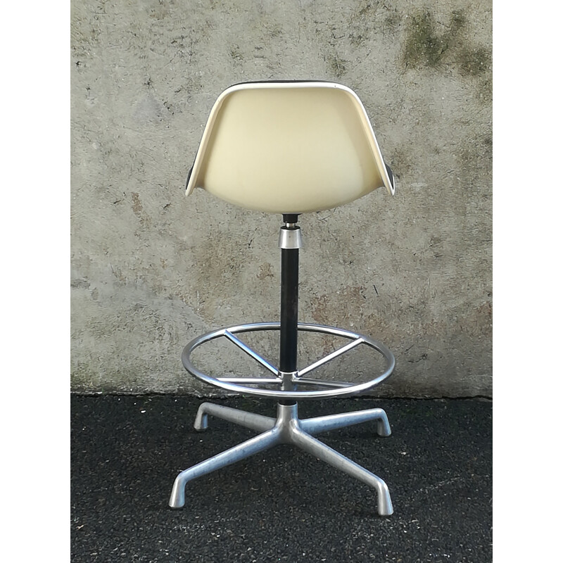 Vintage swivel Stool by Charles & Ray Eames for Herman Miller, 1960s