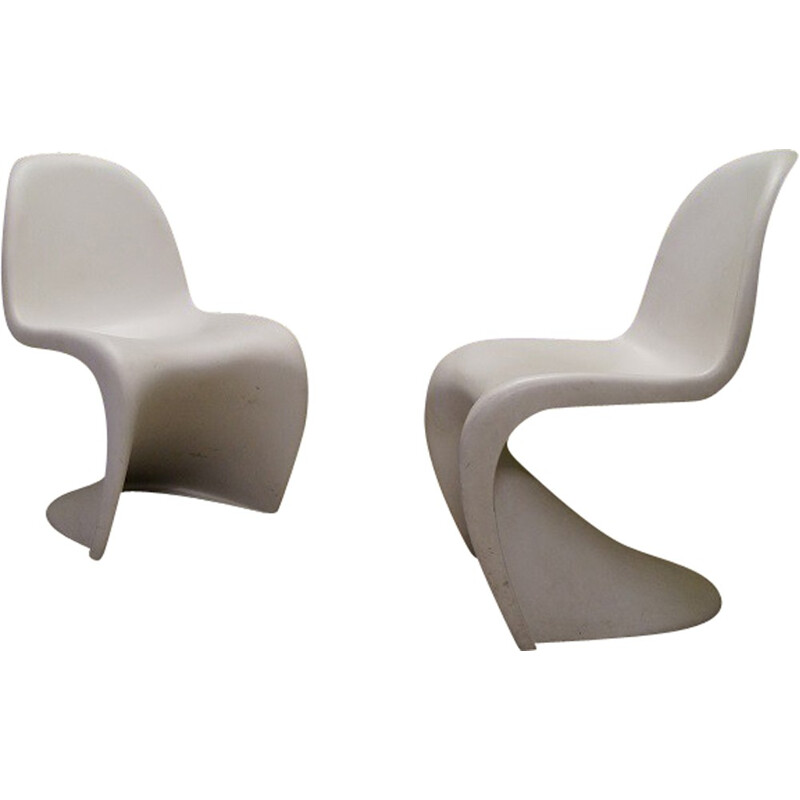 Pair of Vitra chairs in ABS, Verner PANTON - 2000s